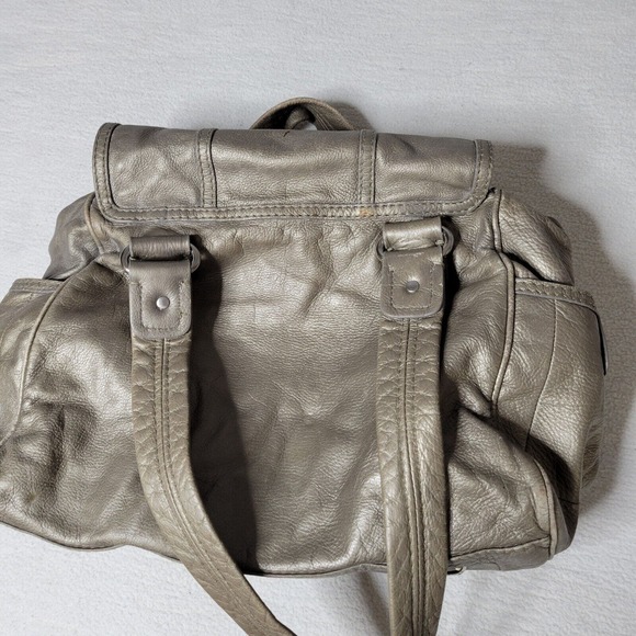 Marc By Marc Jacobs Womens Leather Gold Tone Twist Lock Shoulder Handbag - Picture 2 of 16